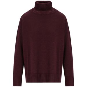 Max Mara, Dames, Truien, Rood, Maat: M Wol,