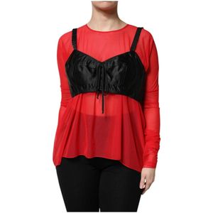 Dolce & Gabbana, Dames, Blouses & Shirts, Zwart, Maat: XS