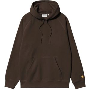 Carhartt Wip - Hooded Chase Sweat - Hoodie - Bruin - Katoen