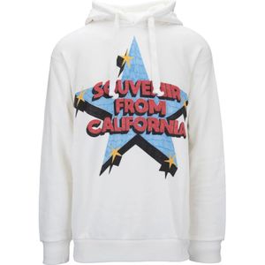 Gucci, Heren, Sweatshirts & Hoodies, Wit, Maat: S Katoen,