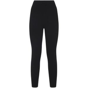 Yves Salomon - Leggings - Zwart - Wol-Kasjmier