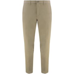 Hugo, Heren, Broeken, Groen, Maat: L Poliester,