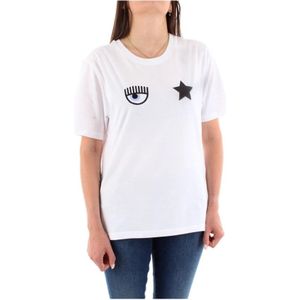 Chiara Ferragni Collection, Dames, Tops, Wit, Maat: M