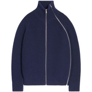 Dries Van Noten, Heren, Truien, Blauw, Maat: M