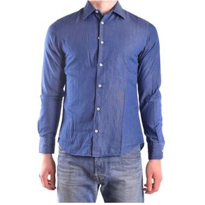 Altea, Heren, Overhemden, Blauw, Maat: L Katoen,