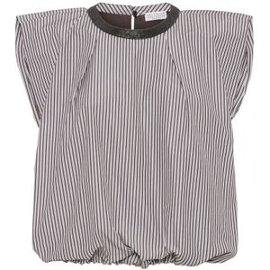 Brunello Cucinelli, Dames, Blouses & Shirts, Veelkleurig, Maat: XL