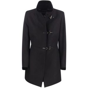 Fay, Dames, Mantels, Zwart, Maat: M Wol,