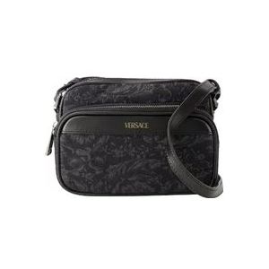 Versace Canvas shoulder-bags , Black , Dames , Maat: ONE Size