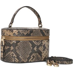 Fred De La Bretoniere, Dames, Tassen, Zwart, Maat: ONE Size Leer,