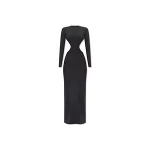 Balenciaga Uitgesneden jurk , Black , Dames , Maat: S