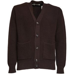 Filippo De Laurentiis, Heren, Truien, Bruin, Maat: XL Wol,