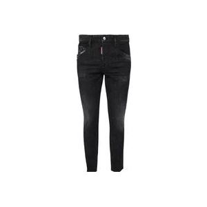 Dsquared2 Slim-fit Jeans , Black , Heren , Maat: 2XS