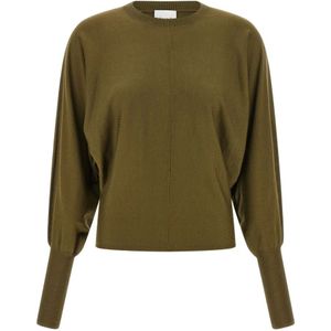 Nude, Dames, Truien, Groen, Maat: L Wol,