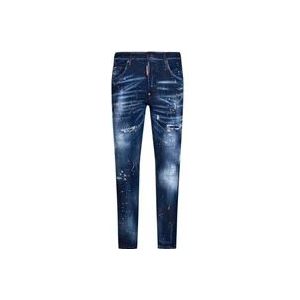 Dsquared2 Slim-fit Jeans , Blue , Heren , Maat: 2XS