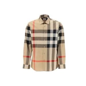 Burberry Casual Hemden , Multicolor , Heren , Maat: L