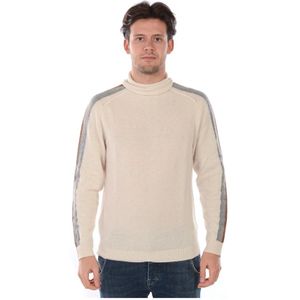 Daniele Alessandrini, Heren, Truien, Beige, Maat: M Wol,