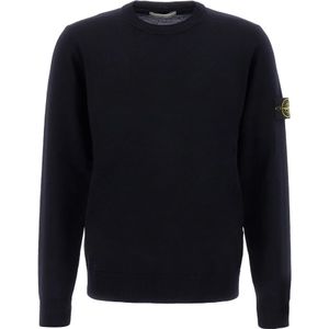 Stone Island, Heren, Truien, Blauw, Maat: 2XL