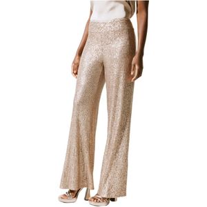 Joseph Ribkoff, Dames, Broeken, Geel, Maat: L Spandex,