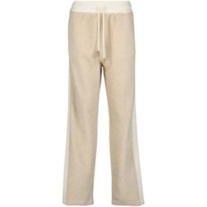 Moncler, Dames, Broeken, Beige, Maat: S