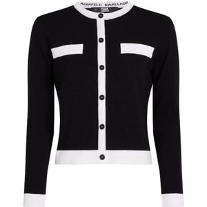 Karl Lagerfeld, Dames, Truien, Zwart, Maat: M