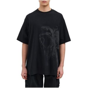 Ziggy Chen, Heren, Tops, Zwart, Maat: M Katoen,