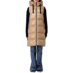 Save The Duck, Dames, Jassen, Bruin, Maat: XS Nylon,