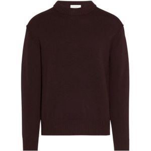 Paolo Pecora, Heren, Truien, Bruin, Maat: S Wol,