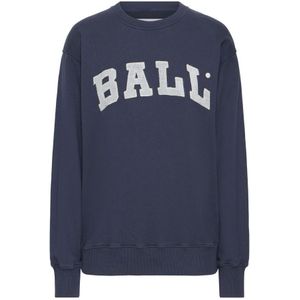 Ball, Dames, Sweatshirts & Hoodies, Blauw, Maat: S Katoen,
