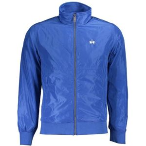 La Martina - Long Sleeve Jacket - Blauw - Polyester - Met Twee Buiten- en Eén Binnenzak