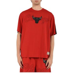 Purple Brand, Heren, Tops, Rood, Maat: S Poliester,