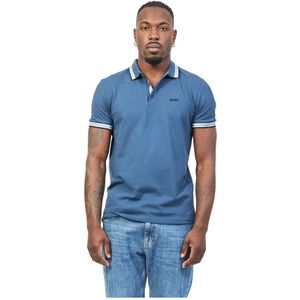 Hugo Boss, Heren, Tops, Blauw, Maat: XL Katoen,