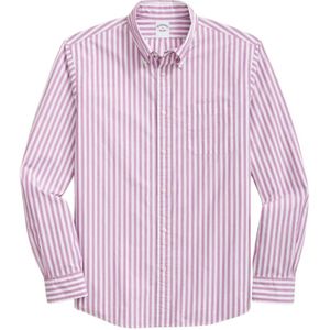 Brooks Brothers, Heren, Overhemden, Paars, Maat: S Katoen,