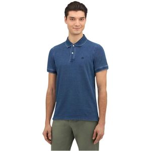 Brooks Brothers, Heren, Tops, Blauw, Maat: M Katoen,