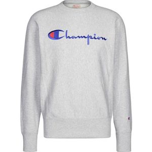 Champion, Heren, Sweatshirts & Hoodies, Grijs, Maat: XL Katoen,