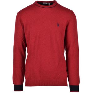 U.s. Polo Assn., Heren, Truien, Rood, Maat: 3XL Wol,