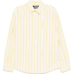 Jacquemus, Heren, Overhemden, Geel, Maat: L