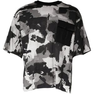Dolce & Gabbana - T-shirt - Multicolor - Camouflage Design - Korte Mouwen