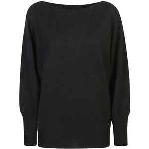 Le Tricot Perugia, Dames, Truien, Zwart, Maat: L Zijde,