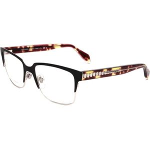 Alexander McQueen - AMQ-4257-8SM - Damesspektakelframe - Zwart - Ø 53 mm