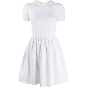 Valentino, Dames, Jurken, Wit, Maat: S
