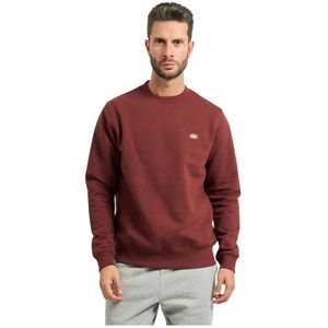 Dickies, Heren, Sweatshirts & Hoodies, Rood, Maat: L Katoen,