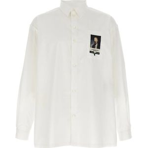 Undercover, Heren, Overhemden, Wit, Maat: L Katoen,