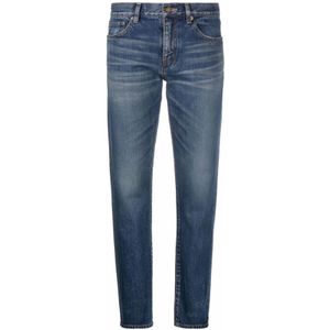 Saint Laurent, Dames, Jeans, Blauw, Maat: W29 Denim,