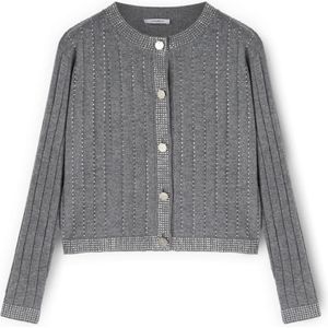 Motivi, Dames, Truien, Grijs, Maat: XS Wol,