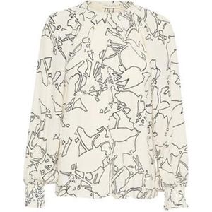 InWear, Dames, Blouses & Shirts, Beige, Maat: S Viscose,