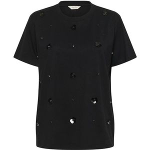 Part Two, Dames, Tops, Zwart, Maat: L Katoen,