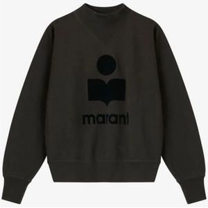 Marant étoile, Dames, Sweatshirts & Hoodies, Zwart, Maat: XS Katoen,