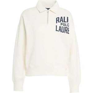 Polo Ralph Lauren, Dames, Sweatshirts & Hoodies, Beige, Maat: S Katoen,