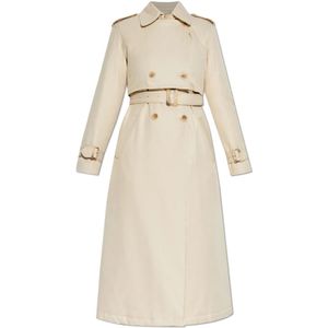 add, Dames, Mantels, Beige, Maat: 2XS Leer,