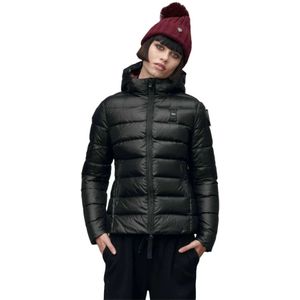 Blauer, Dames, Jassen, Zwart, Maat: S Leer,